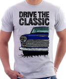 Drive The Classic Ford Cortina Mk1 Late Model. T-shirt in White Colour