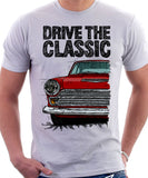 Drive The Classic Ford Cortina Mk1 Late Model. T-shirt in White Colour