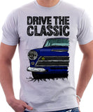 Drive The Classic Ford Lotus Cortina Mk1 Early Model. T-shirt in White Colour
