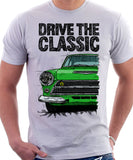 Drive The Classic Ford Lotus Cortina Mk1 Early Model. T-shirt in White Colour
