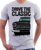 Drive The Classic Ford Lotus Cortina Mk1 Early Model. T-shirt in White Colour