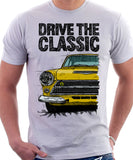 Drive The Classic Ford Lotus Cortina Mk1 Early Model. T-shirt in White Colour
