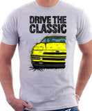 Drive The Classic Ford Probe 1.  Front Version 1. T-shirt in White Colour