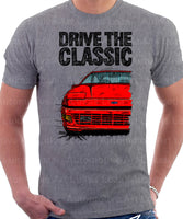 Drive The Classic Ford Probe 1.  Front Version 2. T-shirt in Heather Grey Colour