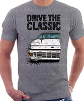 Drive The Classic Ford Probe 1.  Front Version 2. T-shirt in Heather Grey Colour