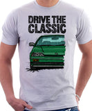 Drive The Classic Honda CRX Si 1st Gen . T-shirt in White Color.