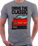 Drive The Classic Honda CRX 2nd Gen. T-shirt in Heather Grey Color.