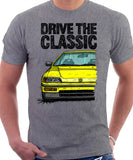 Drive The Classic Honda CRX 2nd Gen. T-shirt in Heather Grey Color.