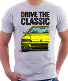 Drive The Classic Honda CRX 2nd Gen JDM . T-shirt in White Color.