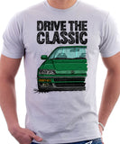 Drive The Classic Honda CRX 2nd Gen JDM . T-shirt in White Color.