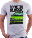 Drive The Classic Honda CRX 2nd Gen JDM . T-shirt in White Color.