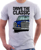Drive The Classic Mercedes W108/109 Late Model Big Indicator. T-shirt in White Colour