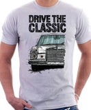 Drive The Classic Mercedes W108/109 Late Model. T-shirt in White Colour