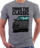 Drive The Classic Nissan 300ZX Z31 Early Model (Colour Bumper). T-shirt in Heather Grey Colour.