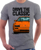 Drive The Classic Nissan 300ZX Z31 Early Model (Colour Bumper). T-shirt in Heather Grey Colour.