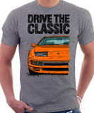 Drive The Classic Nissan 300ZX Z32 Early Model. T-shirt in Heather Grey Colour