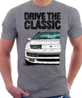 Drive The Classic Nissan 300ZX Z32 Early Model. T-shirt in Heather Grey Colour