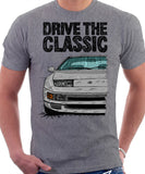 Drive The Classic Nissan 300ZX Z32 Early Model. T-shirt in Heather Grey Colour