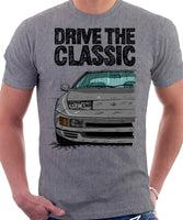 Drive The Classic Nissan 300ZX Z32 Early Model. T-shirt in Heather Grey Colour