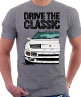 Drive The Classic Nissan 300ZX Z32 Late Model. T-shirt in Heather Grey Colour