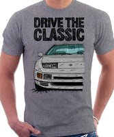 Drive The Classic Nissan 300ZX Z32 Late Model. T-shirt in Heather Grey Colour