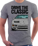 Drive The Classic Nissan 300ZX Z32 Late Model. T-shirt in Heather Grey Colour