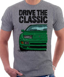 Drive The Classic Nissan 300ZX Z32 Late Model. T-shirt in Heather Grey Colour