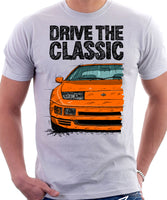 Drive The Classic Nissan 300ZX Z32 Late Model. T-shirt in White Colour