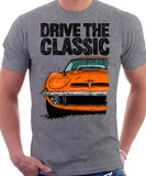 Drive The Classic Opel GT. T-shirt in Heather Grey Colour