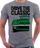 Drive The Classic Opel GT. T-shirt in Heather Grey Colour