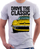 Drive The Classic Opel GT. T-shirt in White Colour