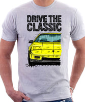 Drive The Classic Pontiac Fiero Aero Package. T-shirt in White Colour