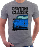 Drive The Classic Pontiac Fiero Aero Package Colour Bottom. T-shirt in Heather Grey Colour