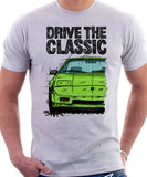 Drive The Classic Pontiac Fiero Aero Package Colour Bottom. T-shirt in White Colour