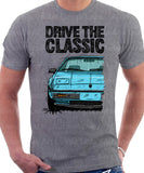 Drive The Classic Pontiac Fiero Early Model. T-shirt in Heather Grey Colour