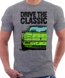 Drive The Classic Pontiac Fiero Late Model. T-shirt in Heather Grey Colour