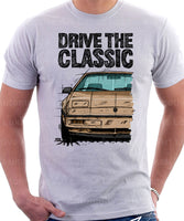 Drive The Classic Pontiac Fiero Late Model. T-shirt in White Colour