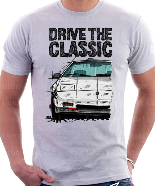 Drive The Classic Pontiac Fiero Pace Car. T-shirt in White Colour