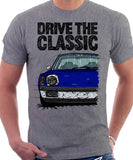 Drive The Classic Porsche 914 Chrome Bumper. T-shirt in Heather Grey Colour