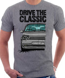 Drive The Classic Renault 5 GT Turbo. T-shirt in Heather Grey Color