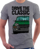 Drive The Classic R5 Turbo (Black Bumper). T-shirt in Heather Grey Color