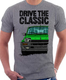 Drive The Classic R5 Turbo (Black Bumper). T-shirt in Heather Grey Color
