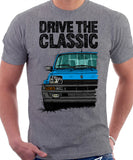 Drive The Classic R5 Turbo (Black Bumper). T-shirt in Heather Grey Color