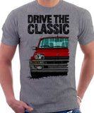 Drive The Classic R5 Turbo (Black Bumper). T-shirt in Heather Grey Color