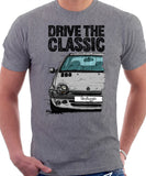Drive The Classic Renault Twingo Late Halogen Model. T-shirt in Heather Grey Color