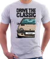 Drive The Classic Renault Twingo Late  Model. T-shirt in White Color