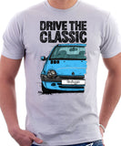 Drive The Classic Renault Twingo Late  Model. T-shirt in White Color