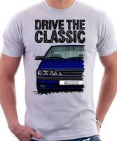 Drive The Classic Saab 9000 Aero. T-shirt in White Colour