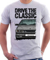 Drive The Classic Saab 9000 Aero. T-shirt in White Colour