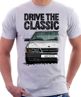 Drive The Classic Saab 9000 Early Model. T-shirt in White Colou